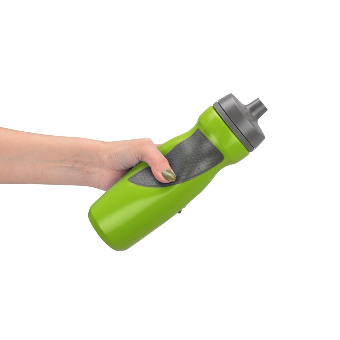 Спортивная бутылка «Flex» 709 мл, зеленый/серый