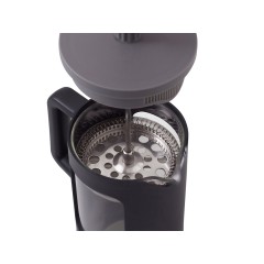 Френч-пресс "Double Tone", черный-серый