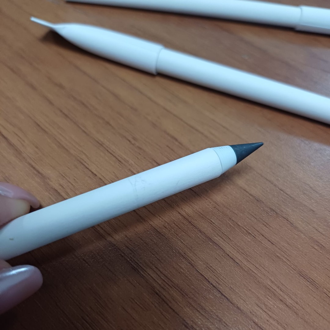 Вечный карандаш из переработанной бумаги "Recycled pencil", белый (Р)