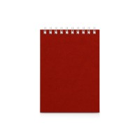 Бизнес - блокнот А6 (94 х 130 мм) "Office" 60 л., красный