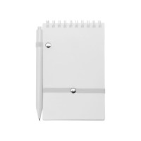 Антибактериальный набор с блокнотом и стаканом  "Safe work", белый