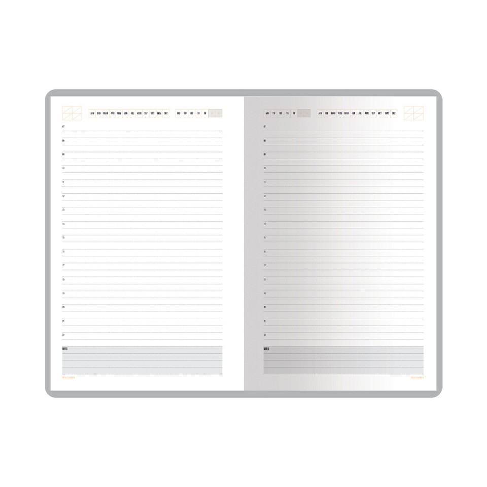 Ежедневник А5 недатированный «Mercury», черный