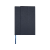 Блокнот Alejandra формата А5 с твердой обложкой из переработанной кожи - Синий