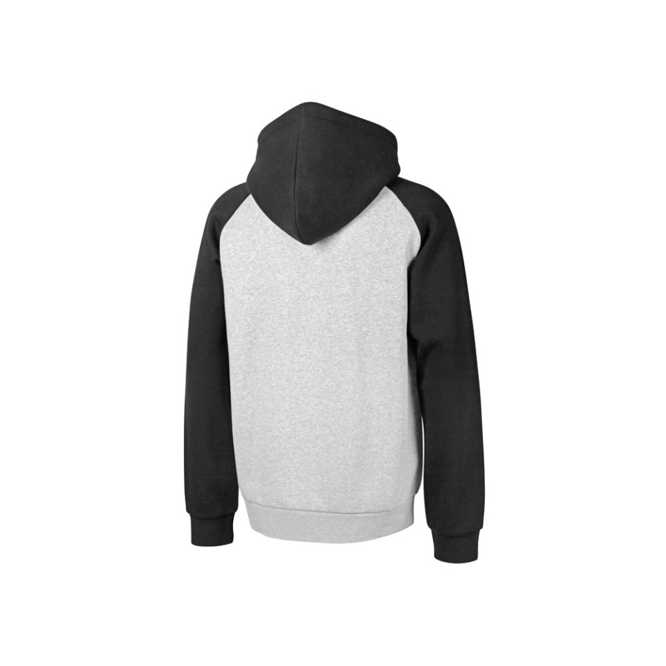 Толстовка с капюшоном «Dublin» мужская, черный/серый меланж