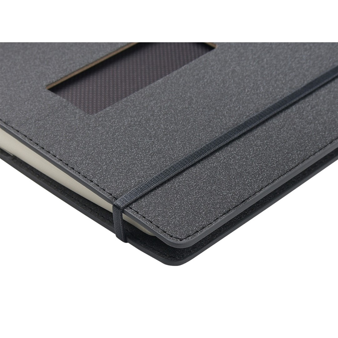 Ежедневник недатированный А5  "La Manche", серый графитовый