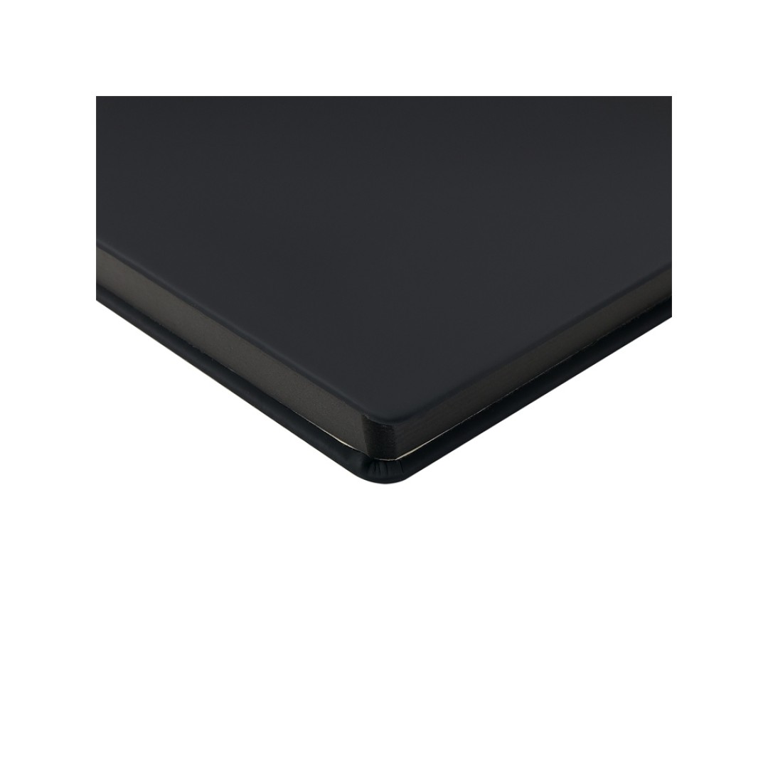 Ежедневник А5 "Megapolis Color" soft-touch, черный