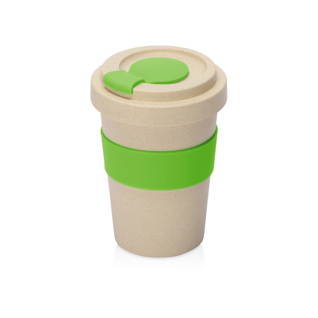 Стакан из пшеничного волокна «Flava», зеленое яблоко