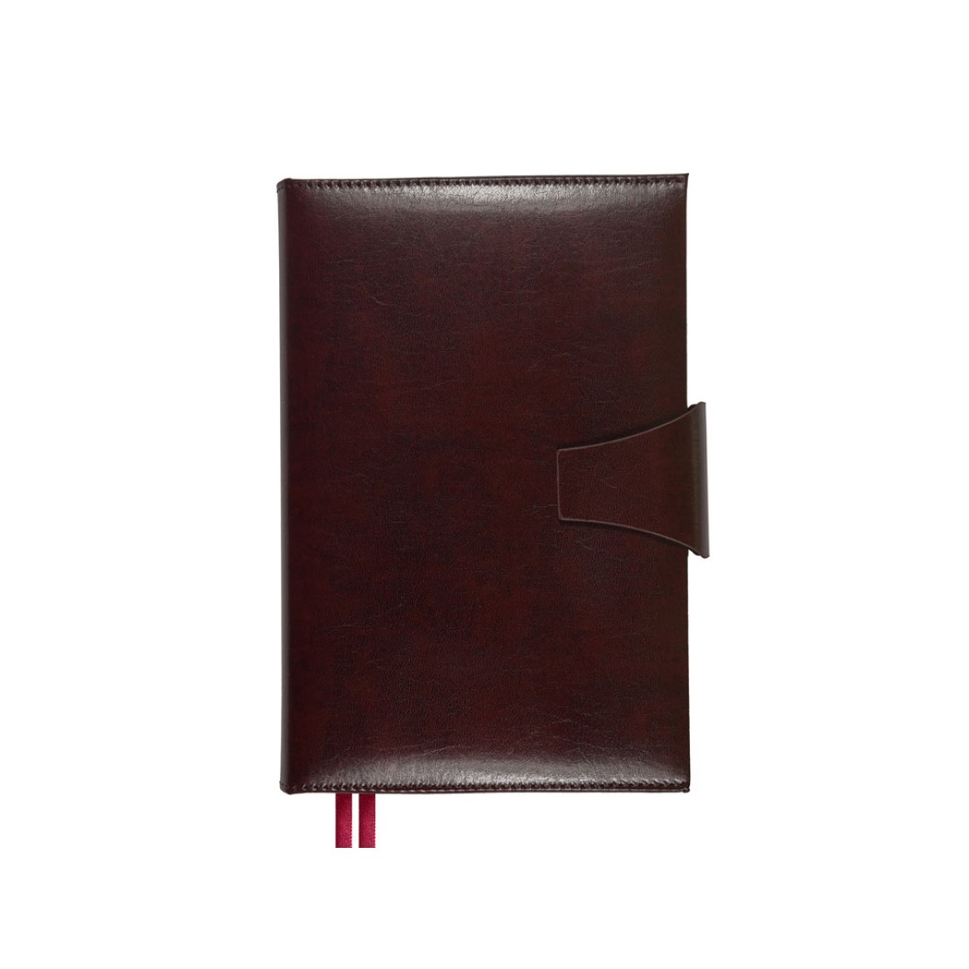 Ежедневник полудатированный А5 "Windsor", коричневый