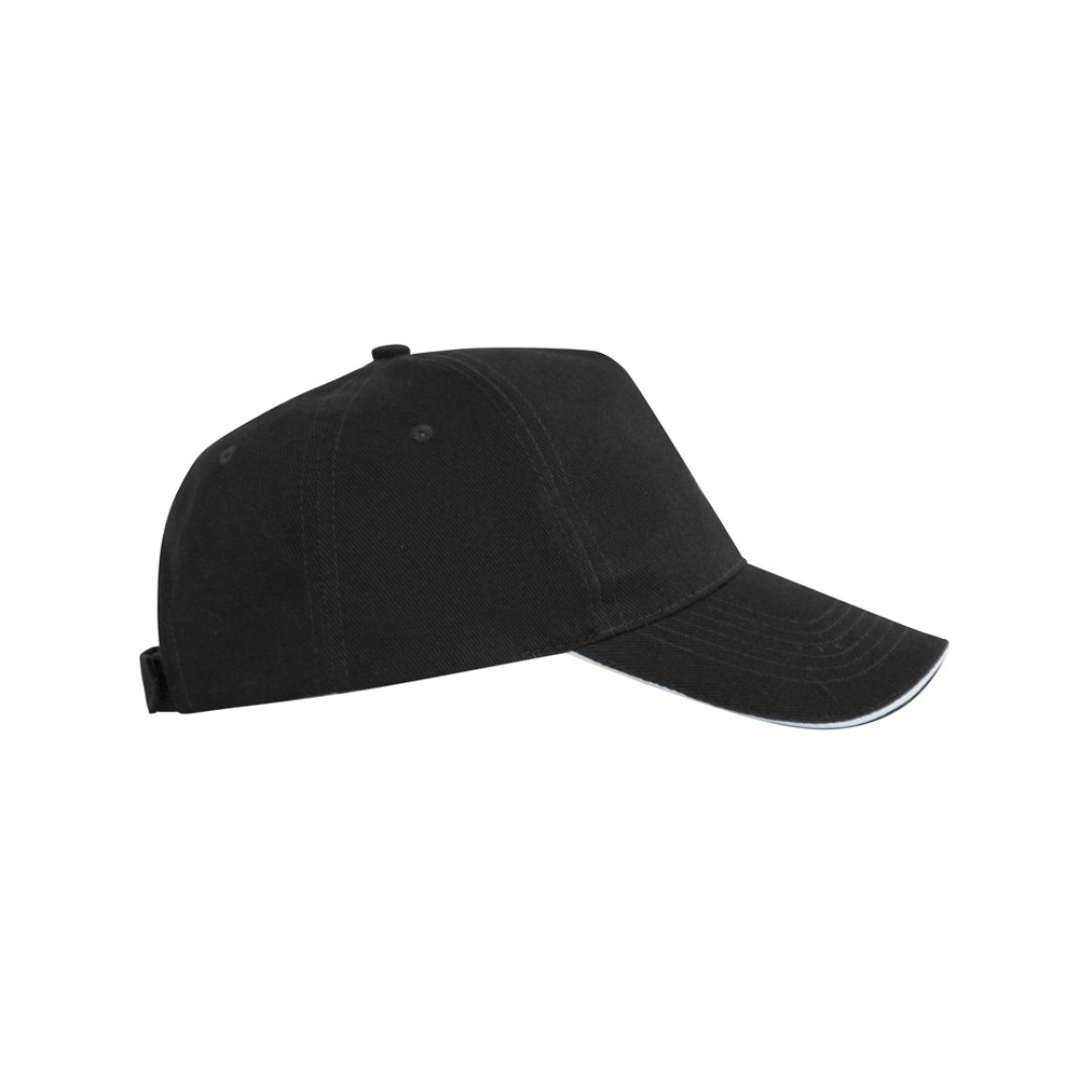 Бейсболка "Eris" унисекс, черный (P)