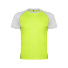 Спортивная футболка "Indianapolis" мужская, неоновый зеленый/белый