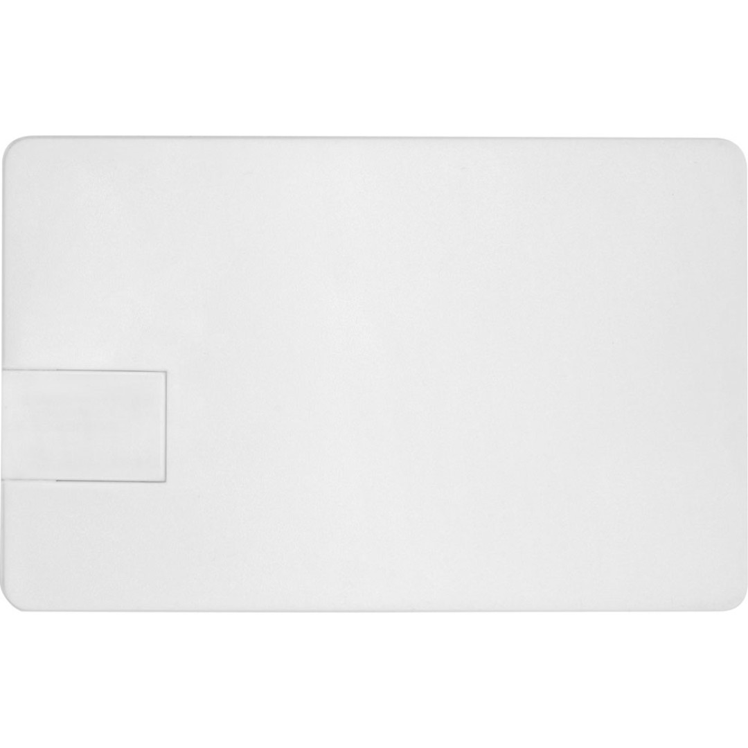 Флеш-карта USB 2.0 16 Gb в виде пластиковой карты "Card", белый