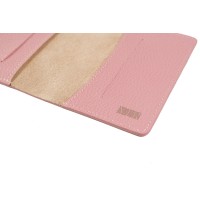 Обложка для паспорта Valerie Concept PSC7, бежевый/розовый