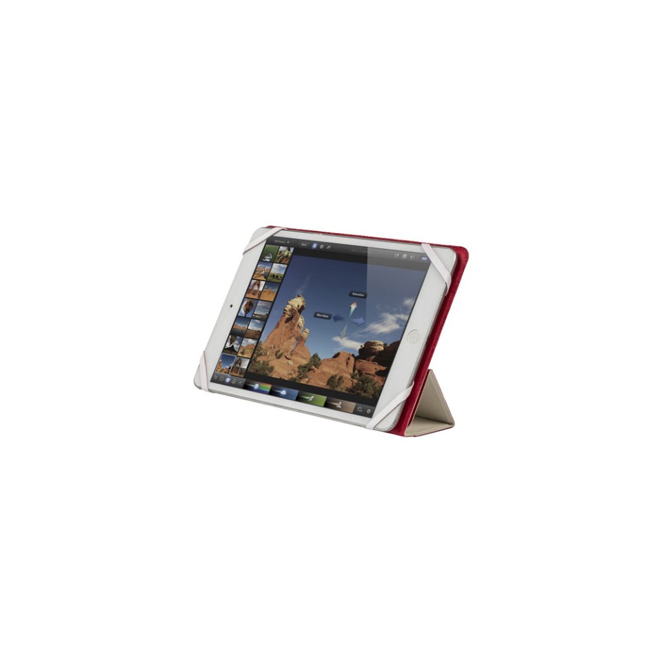 Универсальный чехол 3122 для планшетов 7-8", красный-белый
