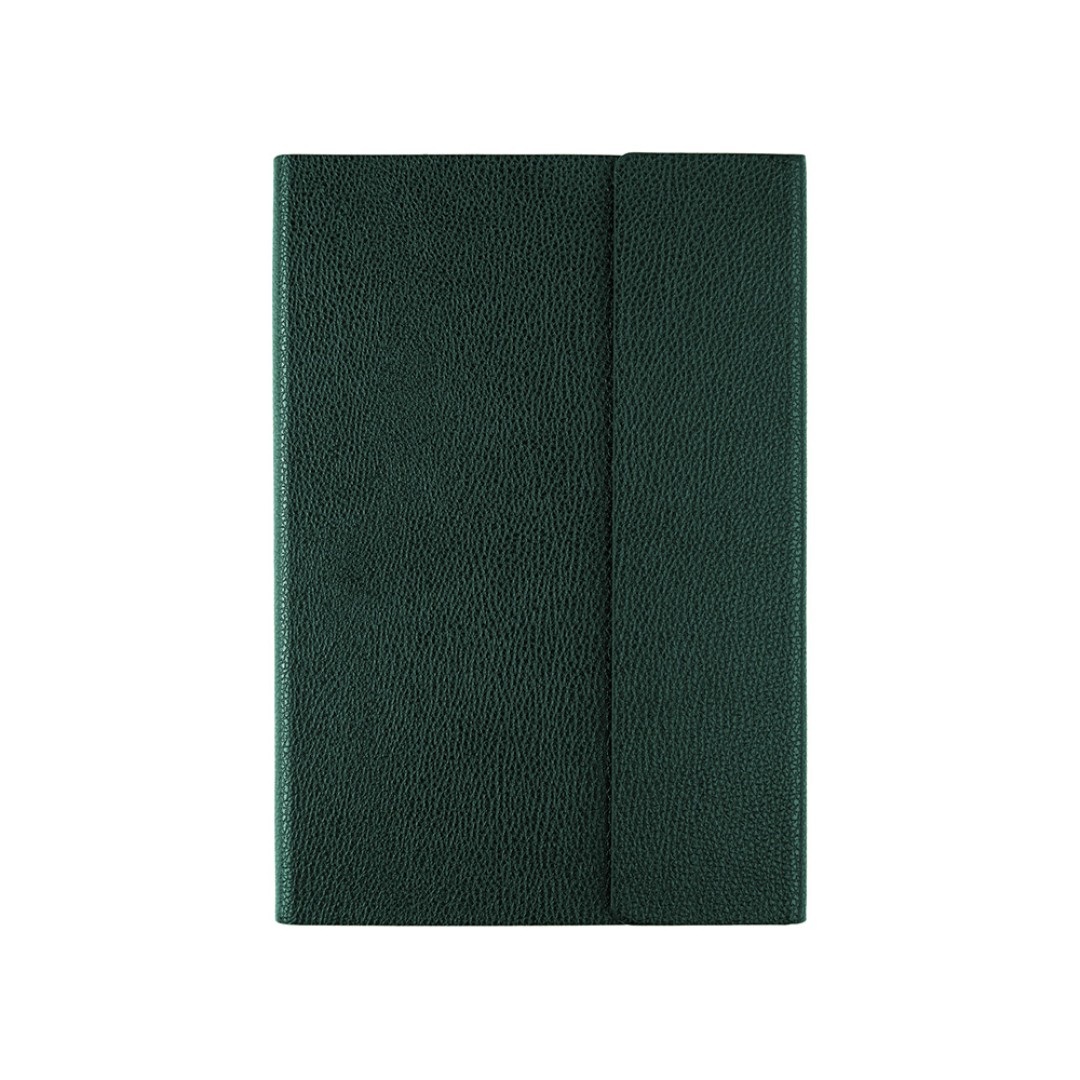 Ежедневник недатированный с магнитным клапаном А5 "Venezia", зеленый