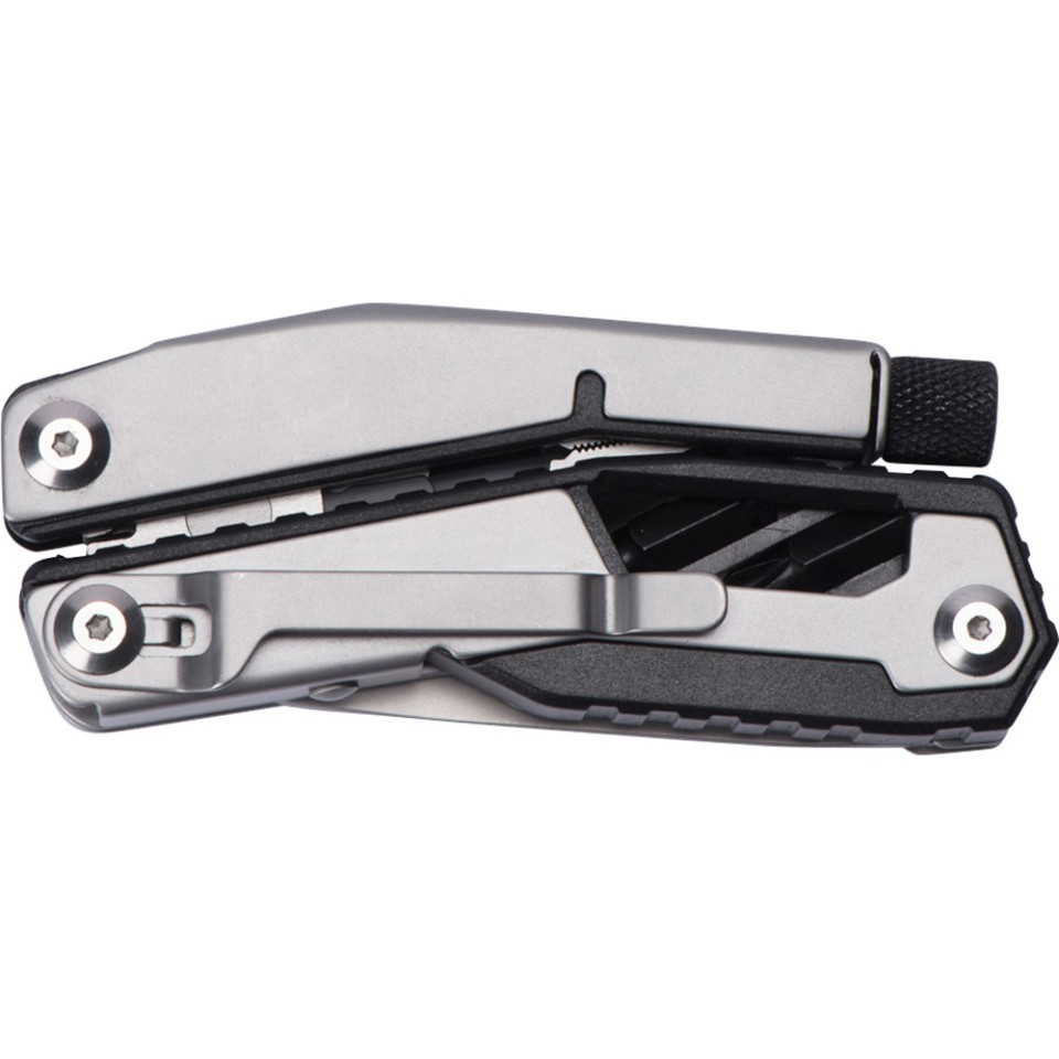 Мультитул-пассатижи Scopus 4-в-1 с двумя битами, черный