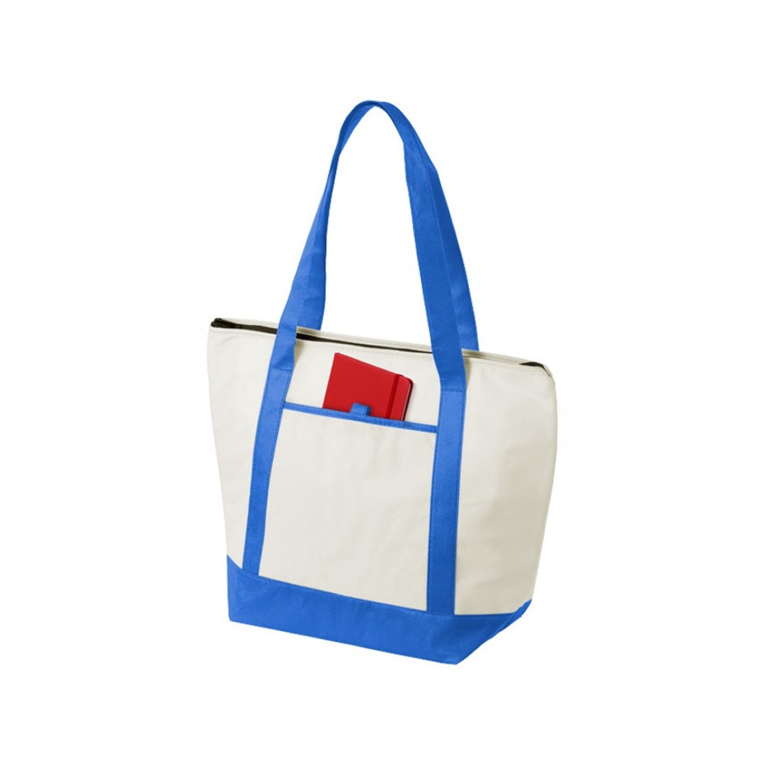 Сумка-холодильник "Lighthouse", натуральный/синий