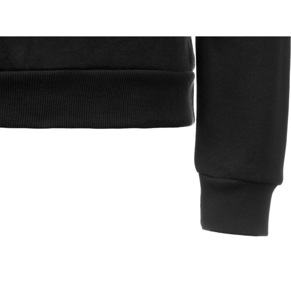 Толстовка с капюшоном "Amsterdam" мужская, черный/серый меланж