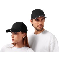 Бейсболка «Cancun», черный/белый