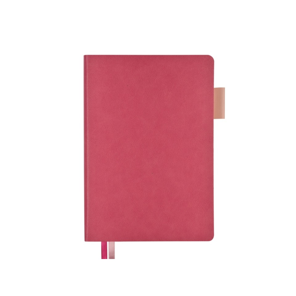 Ежедневник А5 датированный "Boston" 2026, розовый