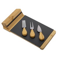 Набор для сыра из сланцевой доски и ножей Bamboo collection "Taleggio"