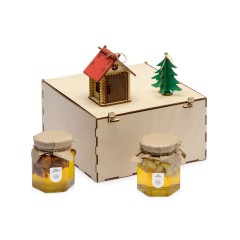 Подарочный набор «Decoration Deluxe» с двумя видами меда