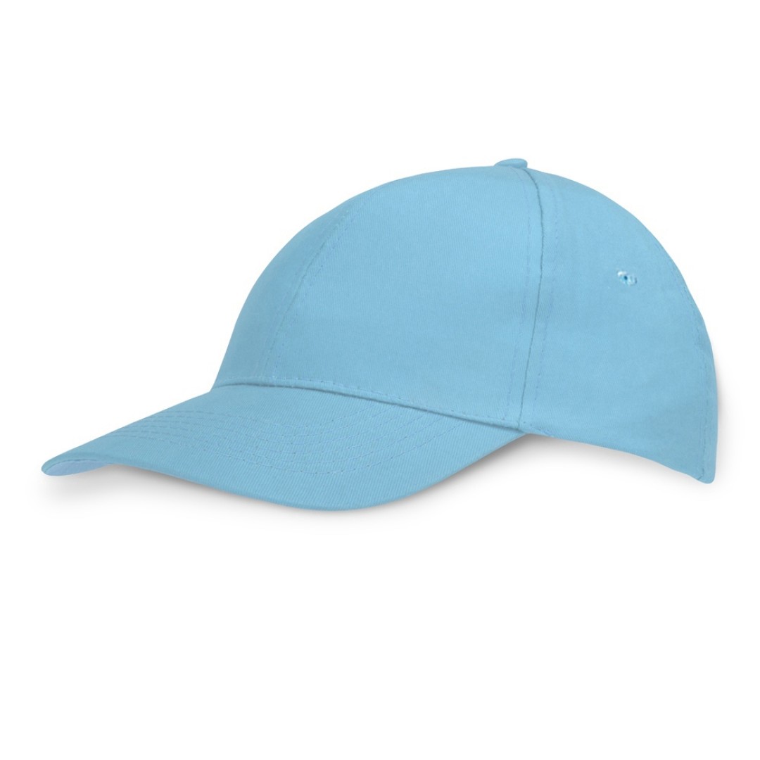 Бейсболка "Detroit" 6-ти панельная, св. синий