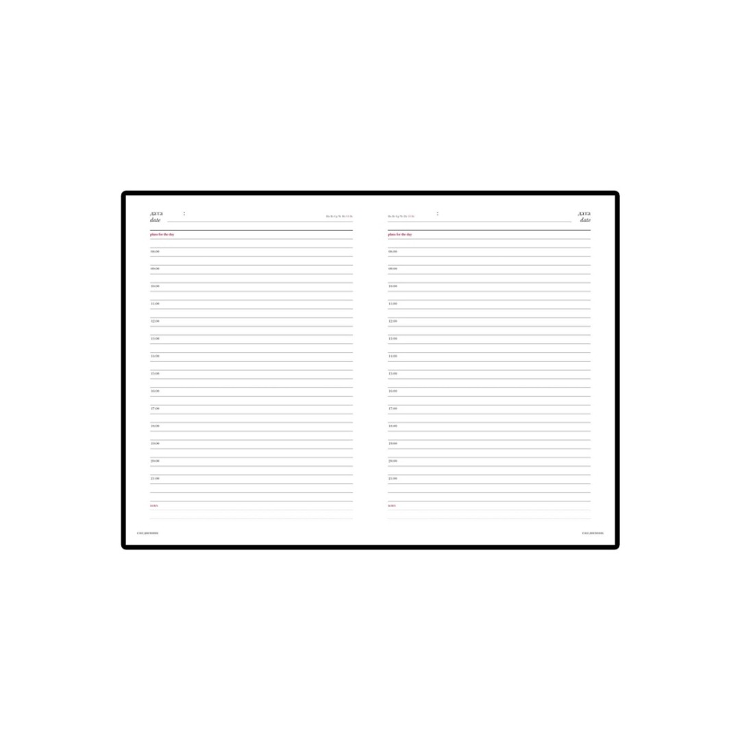 Ежедневник недатированный А5 «Ideal New», красный