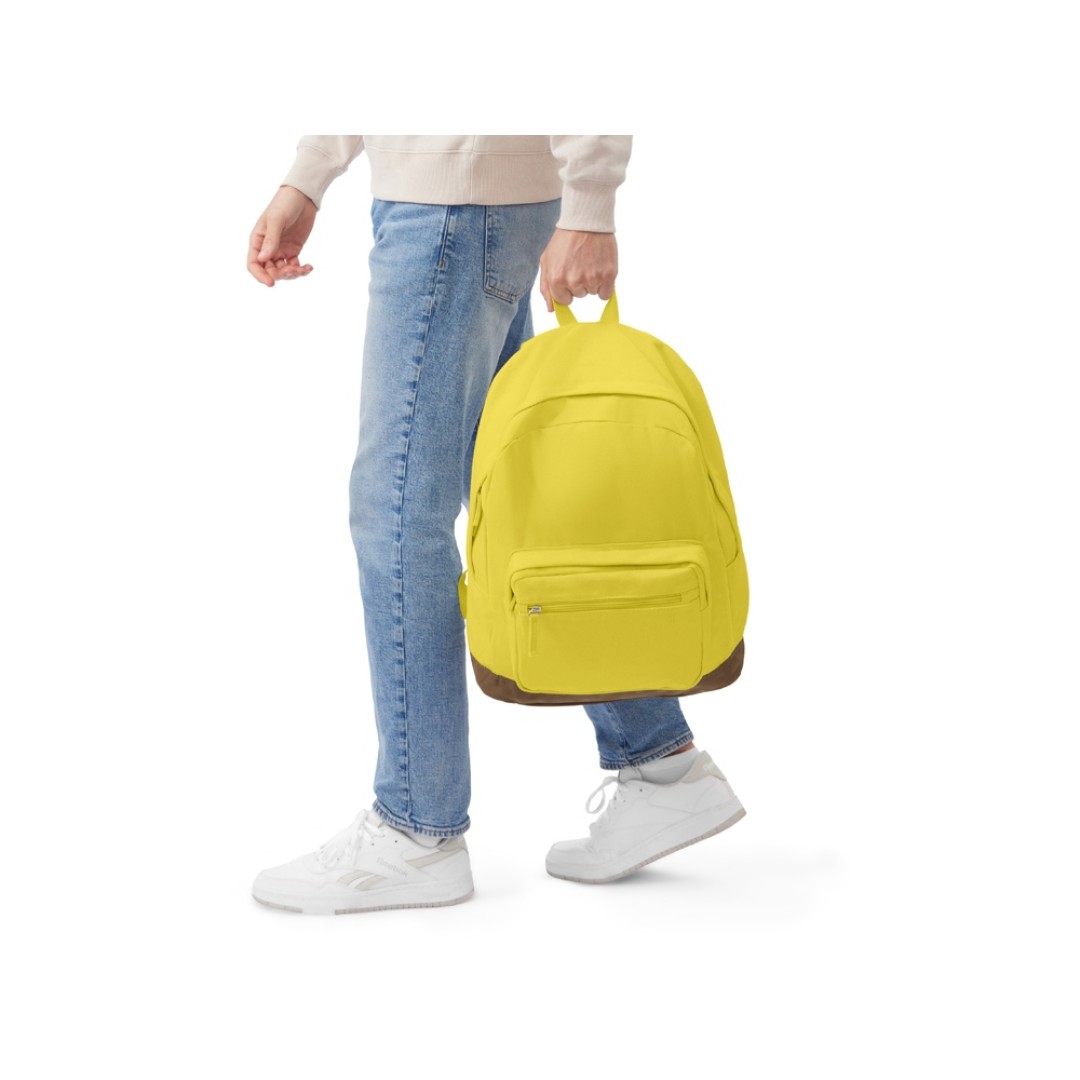 Рюкзак Shammy с эко-замшей для ноутбука 15", желтый