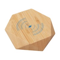 Беспроводное зарядное устройство «Gex», 15 Вт, бамбук