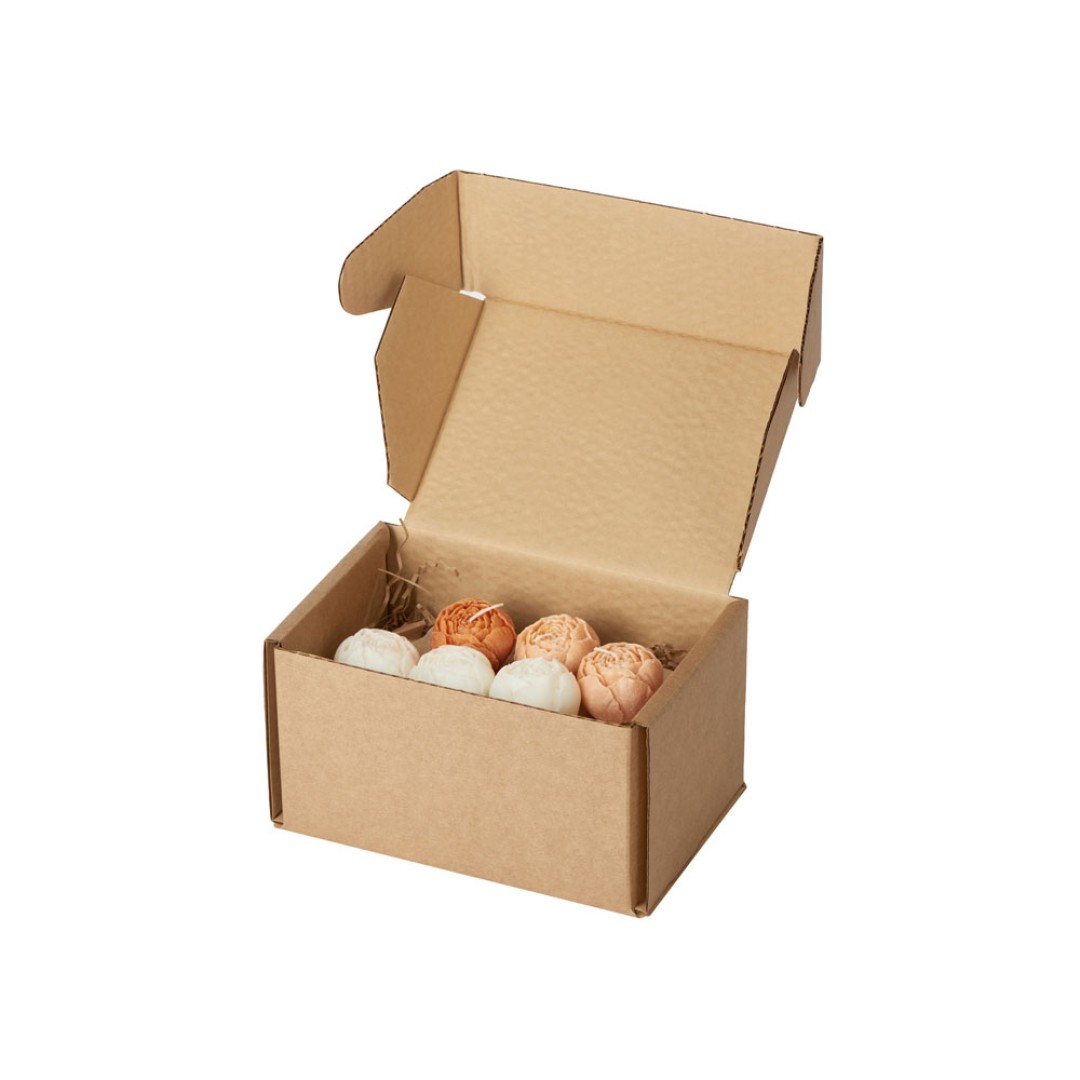 Набор свечей на подставке "Пионы" (Р)