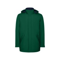 Парка утепленная «America» мужская, бутылочный зеленый