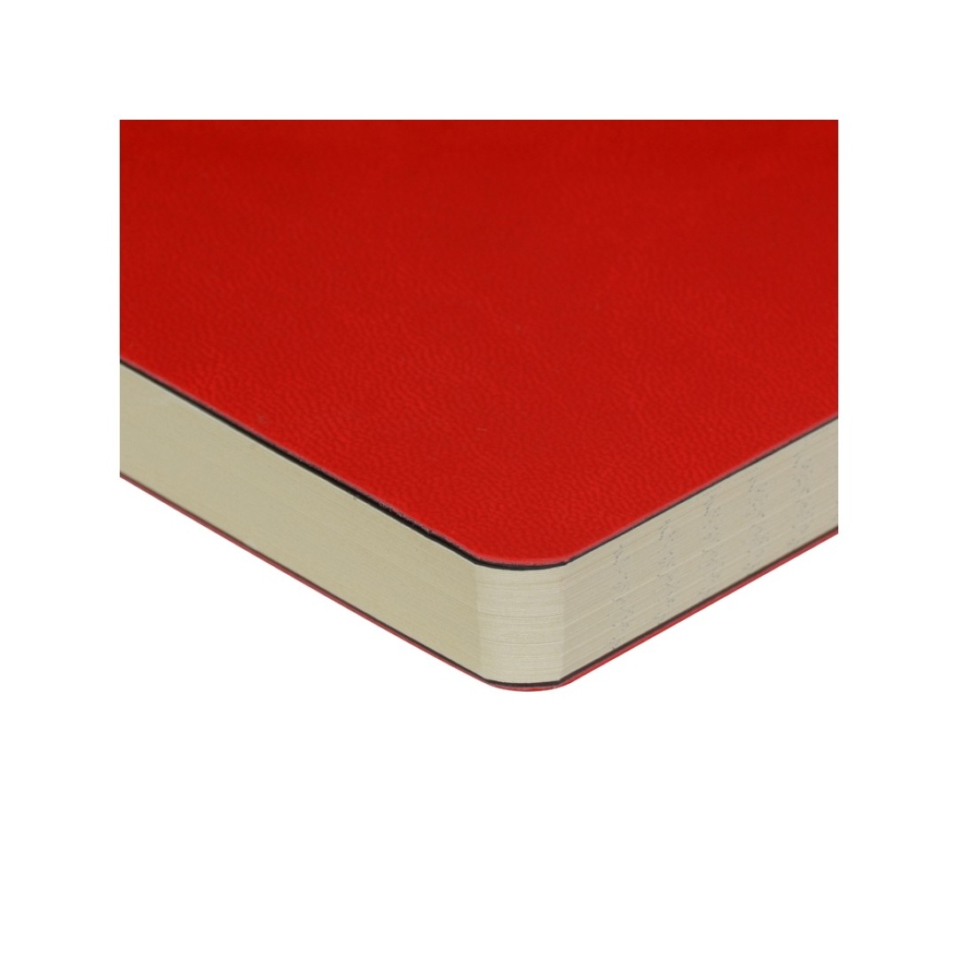 Ежедневник А5 недатированный «Megapolis Velvet Flex», красный