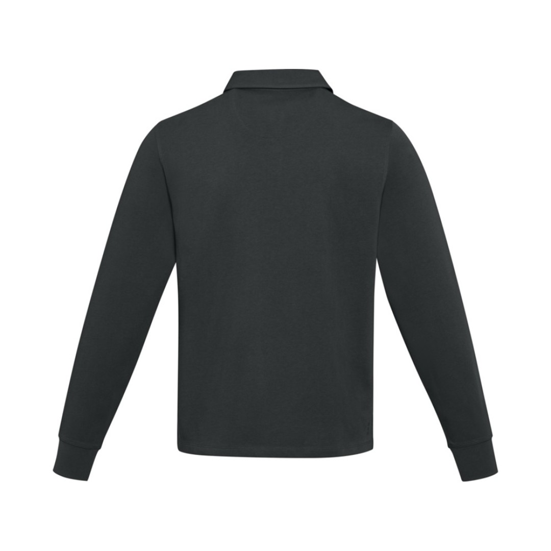 Clyde толстовка-поло унисекс для регби - сплошной черный