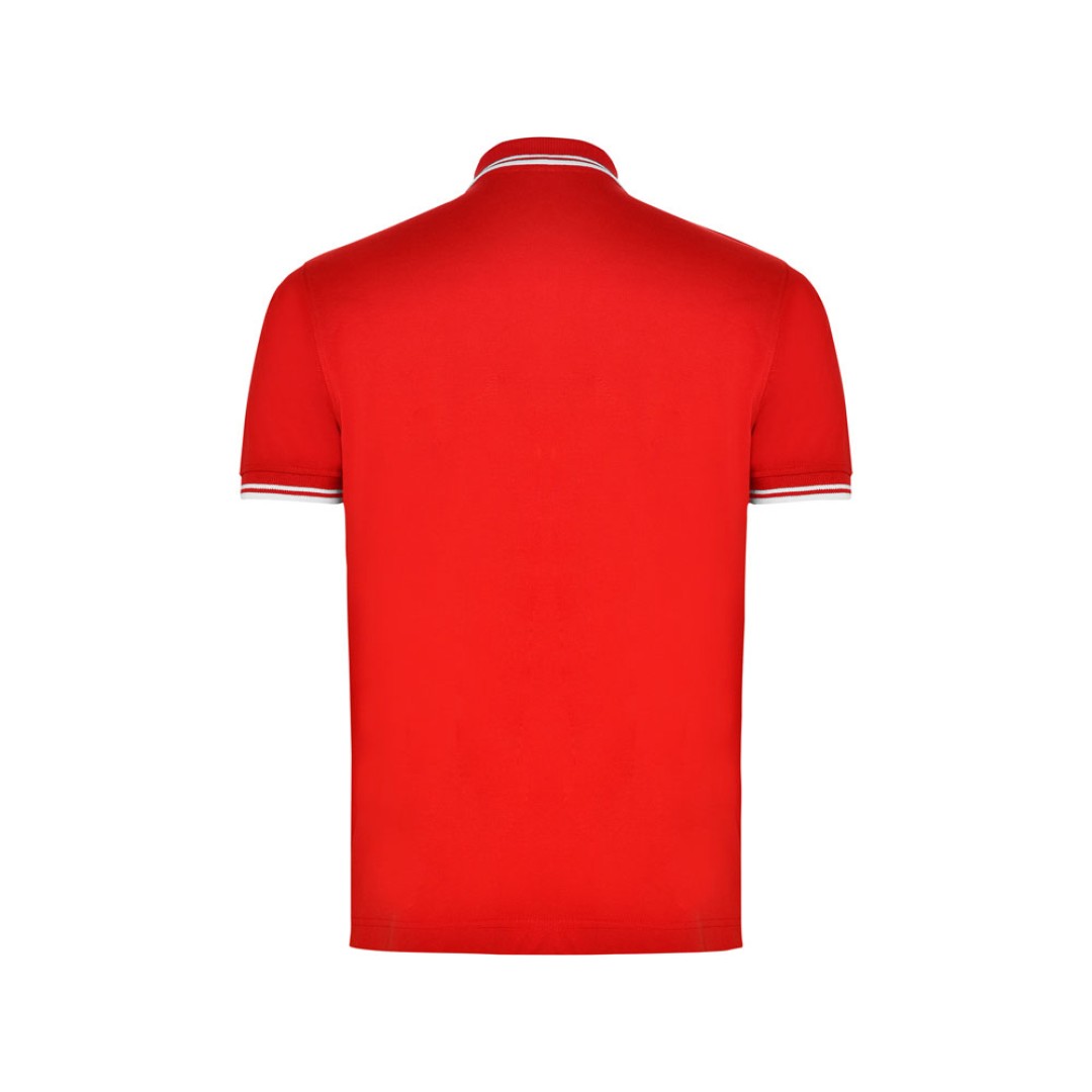 Рубашка поло "Montreal" мужская, красный/белый