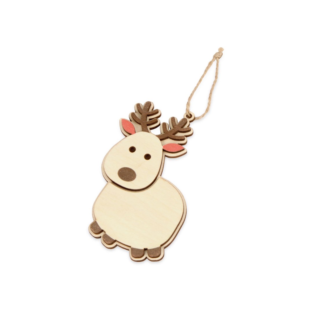 Набор с новогодними подвесками, 5 подвесок, 122 х 45 х 122 мм