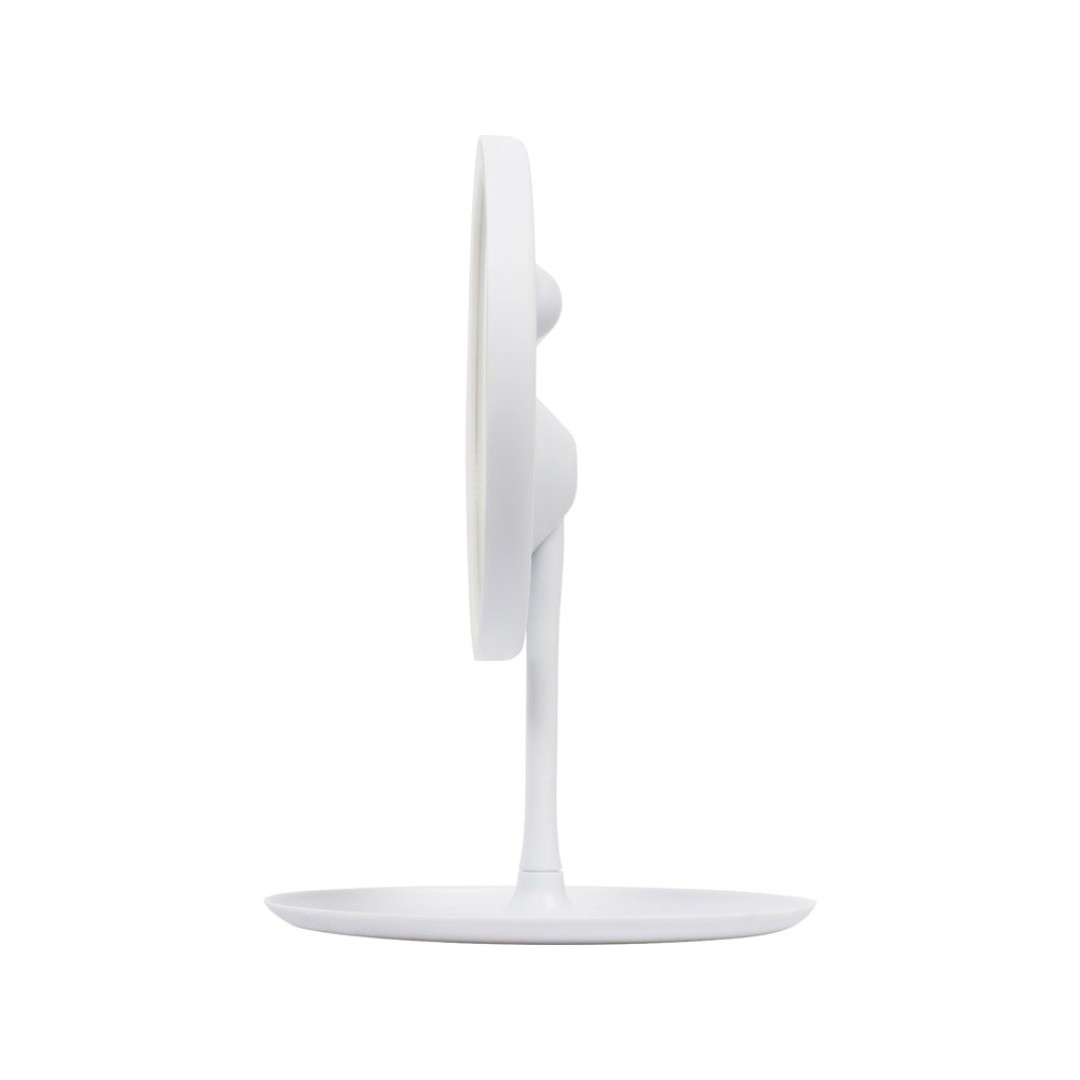 Косметическое зеркало с LED-подсветкой "Beautific", белый