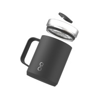 Ocean Bottle дорожная кружка-термос объемом 350 мл - Черный