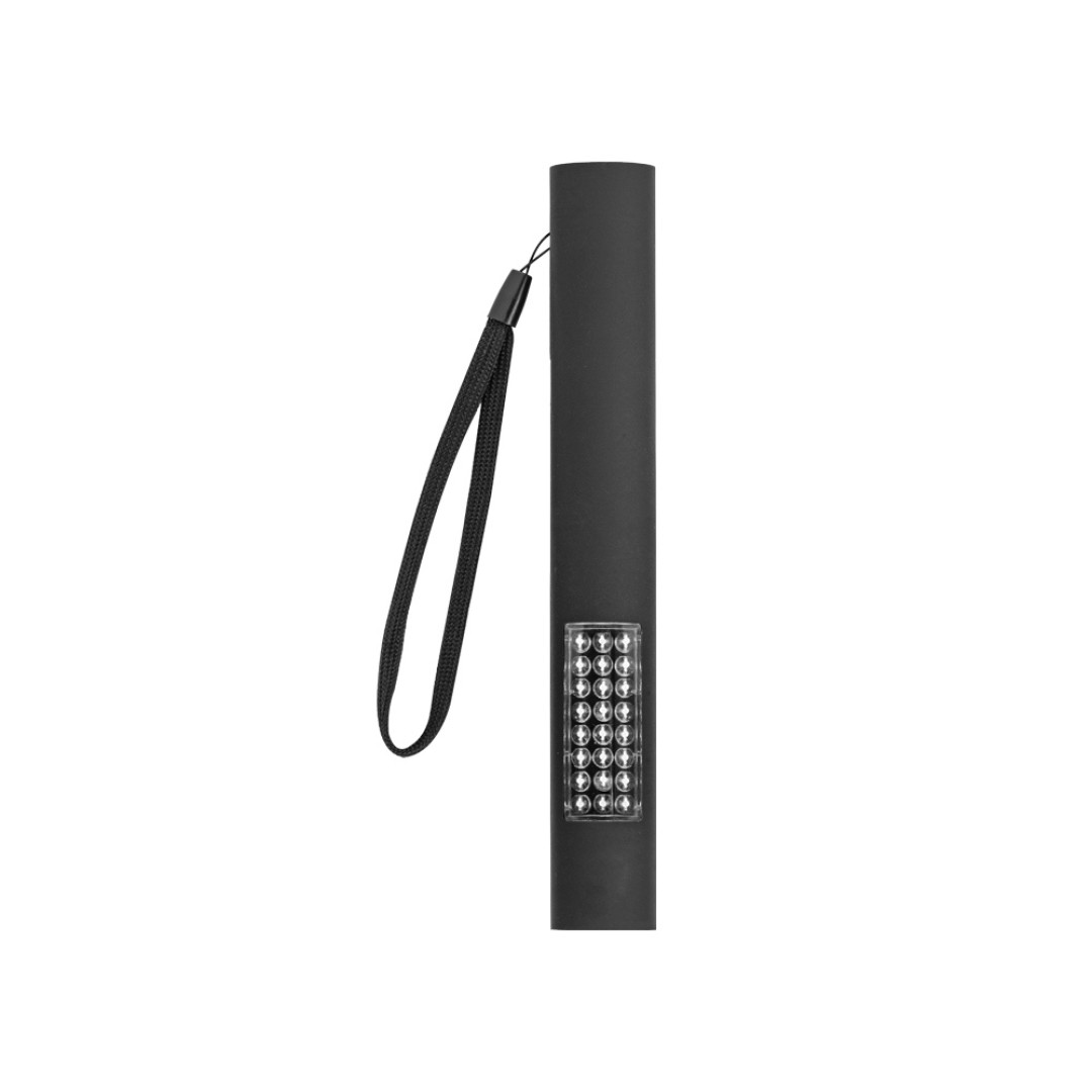 Магнитный фонарик «Tau», 28 светодиодов, черный