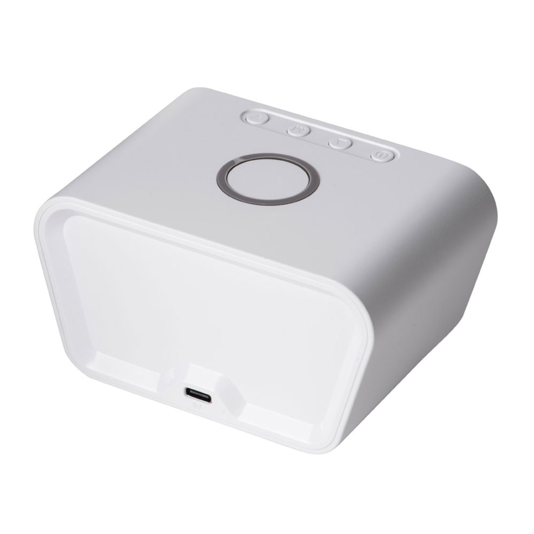 Настольные часы с функцией беспроводной зарядки "Wake", 10 Вт (Р)