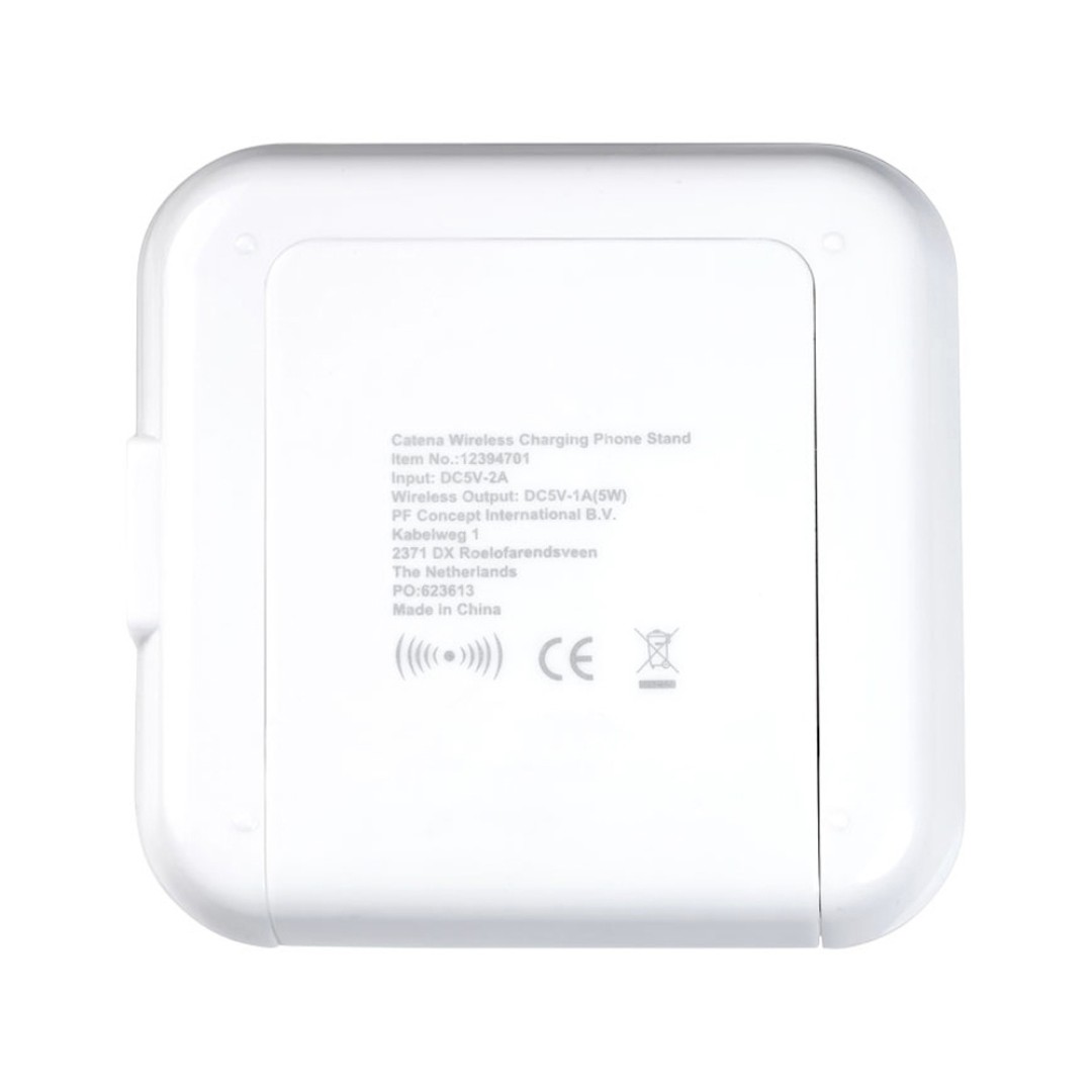 Беспроводная зарядка-подставка для смартфона «Catena», белый