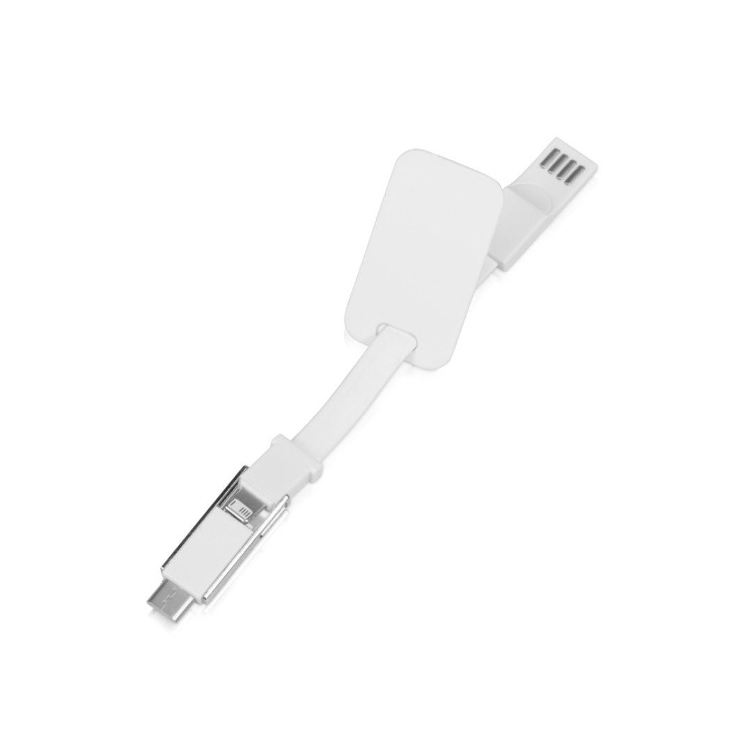 Зарядный кабель 3-в-1 "Charge-it", белый