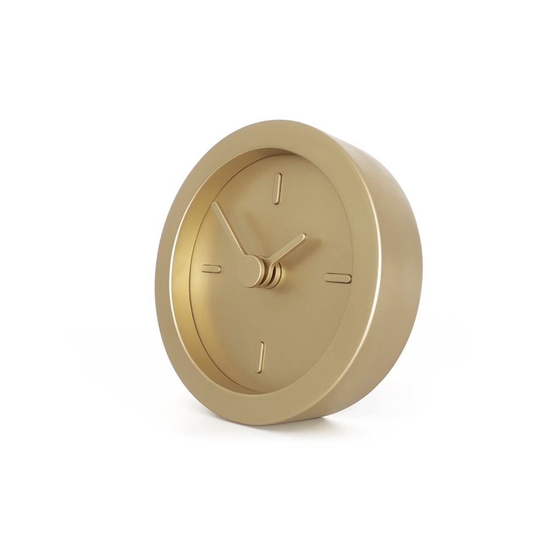 Часы настольные "Sarah" XXS, золотистые