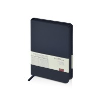Ежедневник недатированный А6+ "Megapolis Color", темно-синий navy