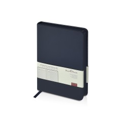 Ежедневник недатированный А6+ "Megapolis Color", темно-синий navy