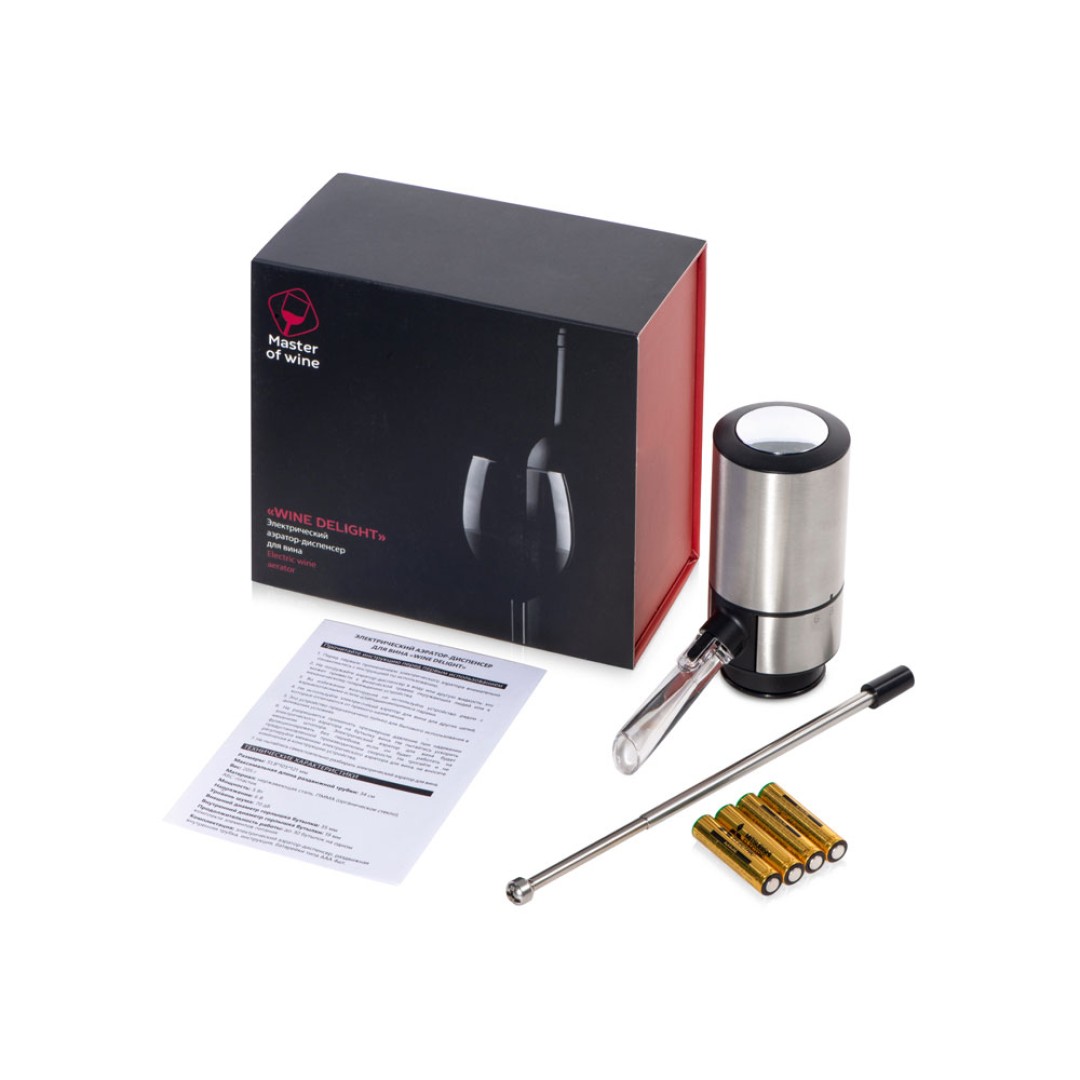 Электрический аэратор-диспенсер для вина "Wine delight"