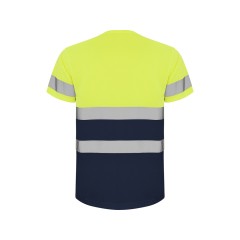 Футболка "Delta" мужская, нэйви/неоновый желтый