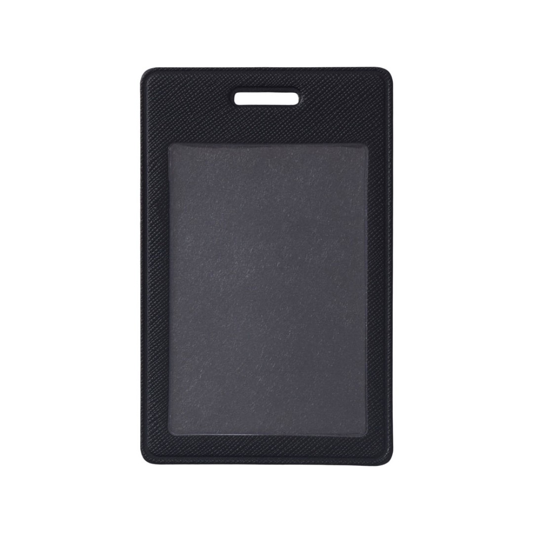 Бейдж с рулеткой-карабин "Favor", черный