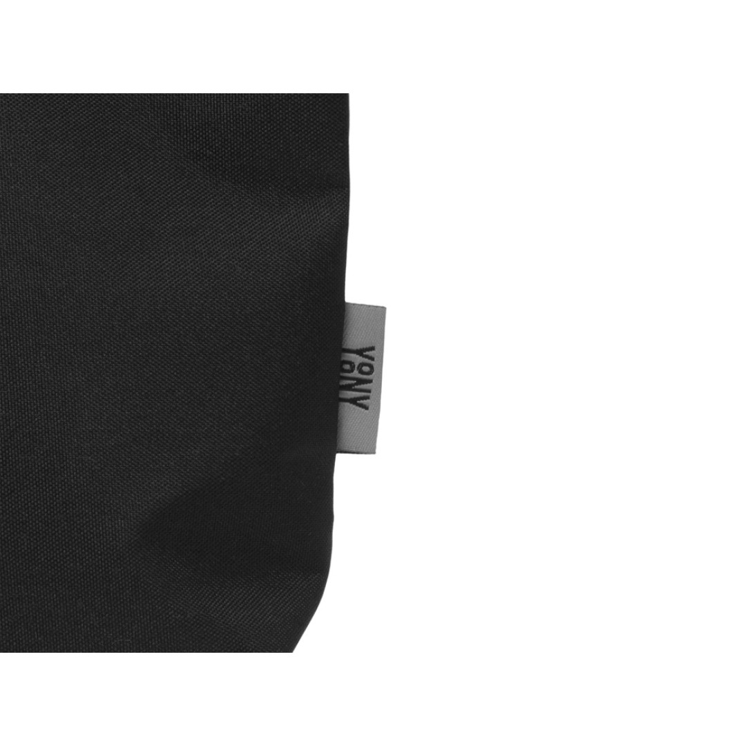 Органайзер для электроники и проводов "Amalia" из полиэстера 300D с подкладкой, черный