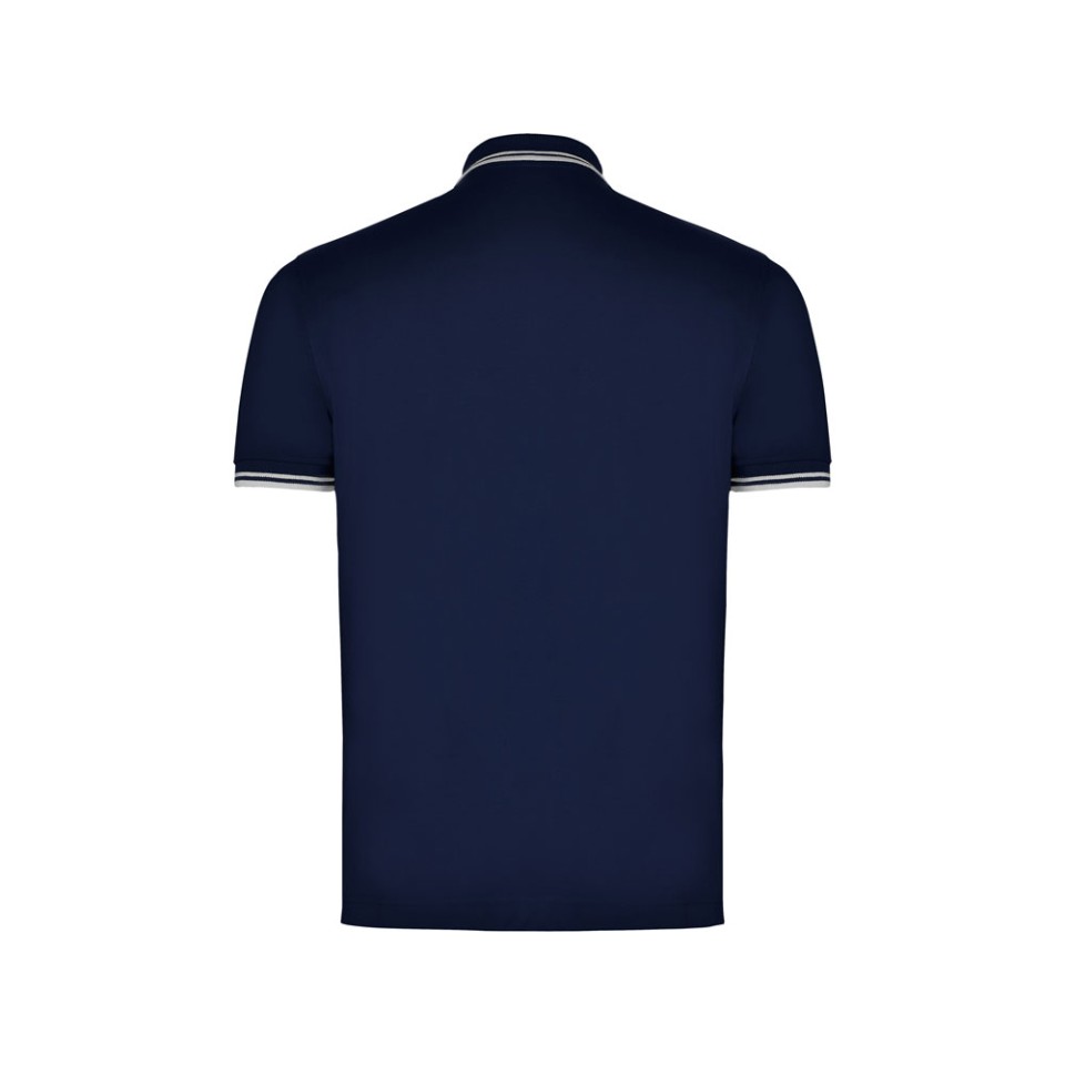 Рубашка поло "Montreal" мужская, нэйви/белый