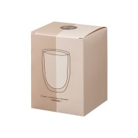 Стакан с двойными стенками, белый внутри